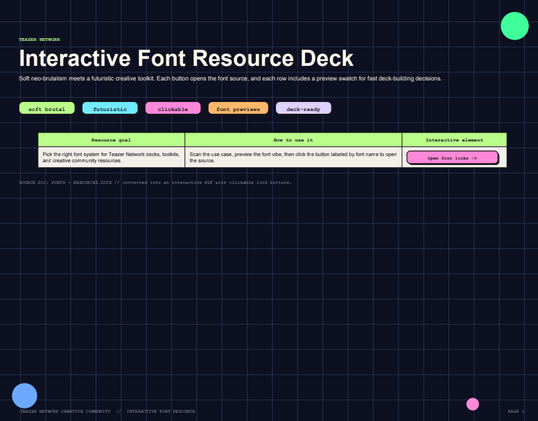 Free Fonts